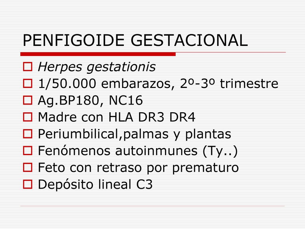 diabetes gestacional con pemfigoide